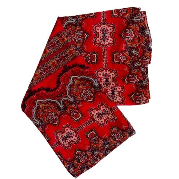 Vintage Paisley Scarf by: Fantas-Eyes Inc. - Bid Now = Discounted Shipping - Picture 3 of 9